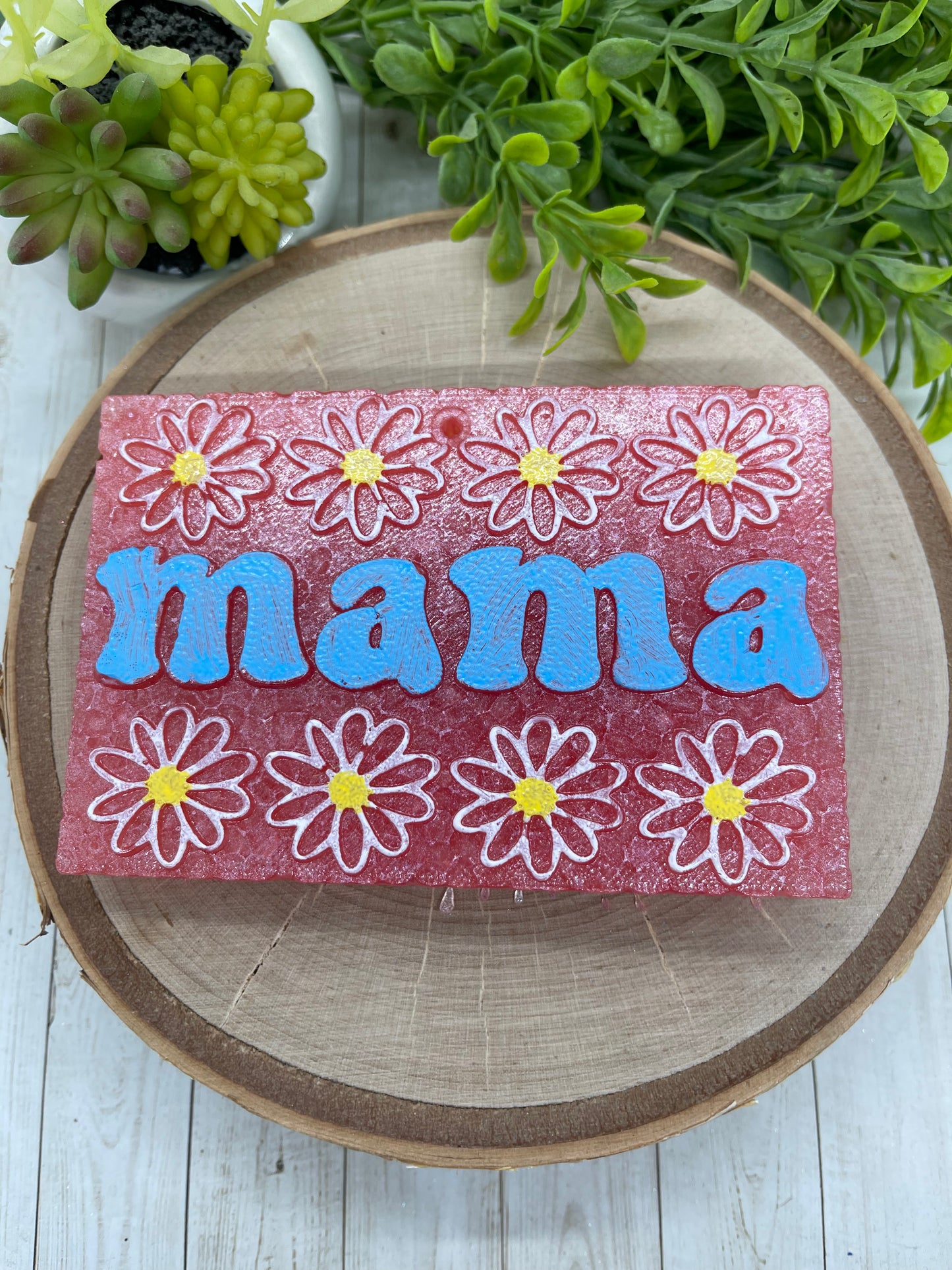 Mama w/ flowers